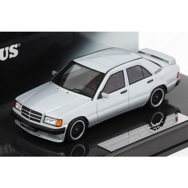 【ミニチャンプス】 1/43 ブラバス メルセデス 190E 3.6S 1989 シルバー　※限定370台