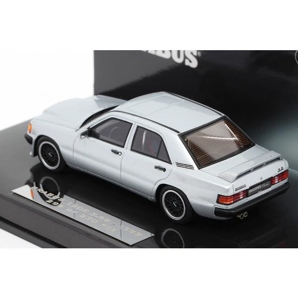 ミニチャンプス】 1/43 ブラバス メルセデス 190E 3.6S 1989 シルバー