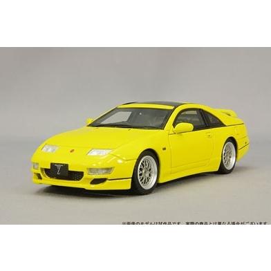 CAM@ 1/43 日産 公明正大小母さんZ Version R 2by2 1998 ライトニングイエロー/メッシュ車輪 模型、プラモデル-ミニカー