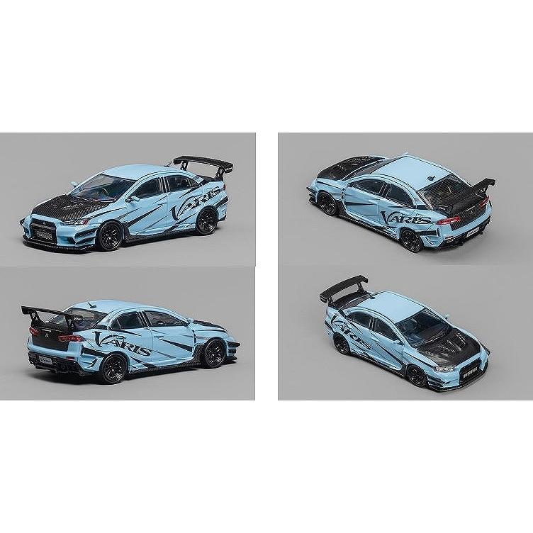 CM-MODEL 1/64 Mitsubishi ランサー エボリューションX Varis ブルー