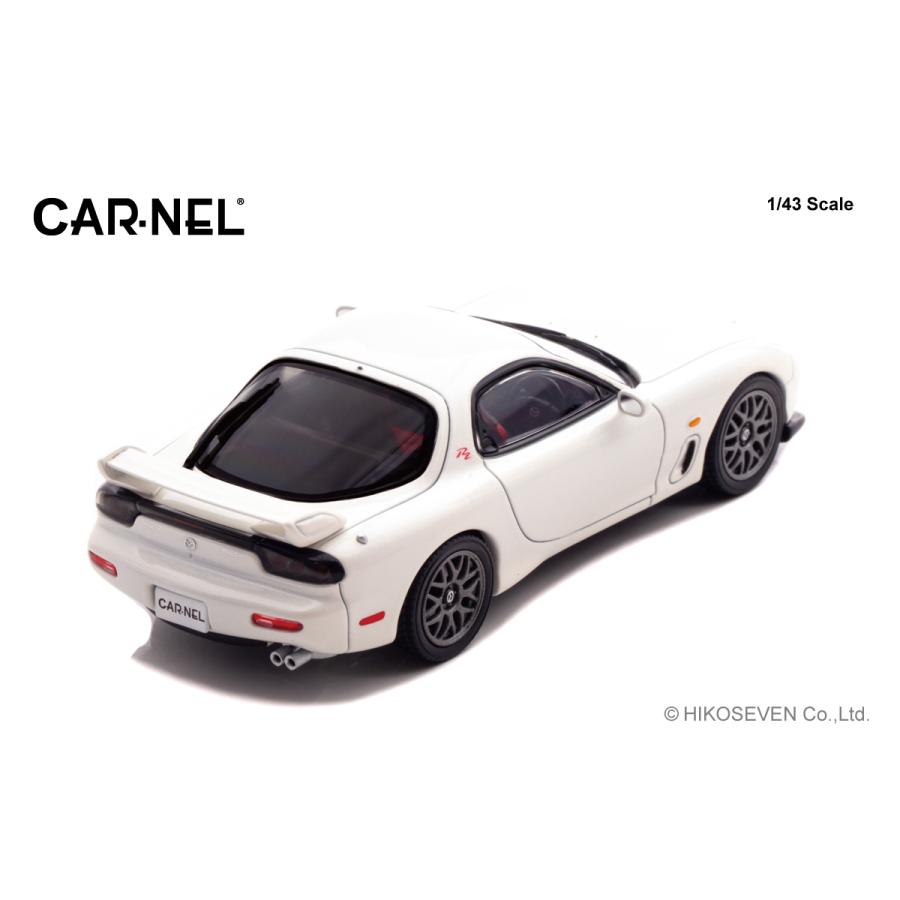 CARNEL 1/43 マツダ RX-7 Type RZ (FD3S) 2000 Snow White Pearl Mica Limited 300pcs |  | 02
