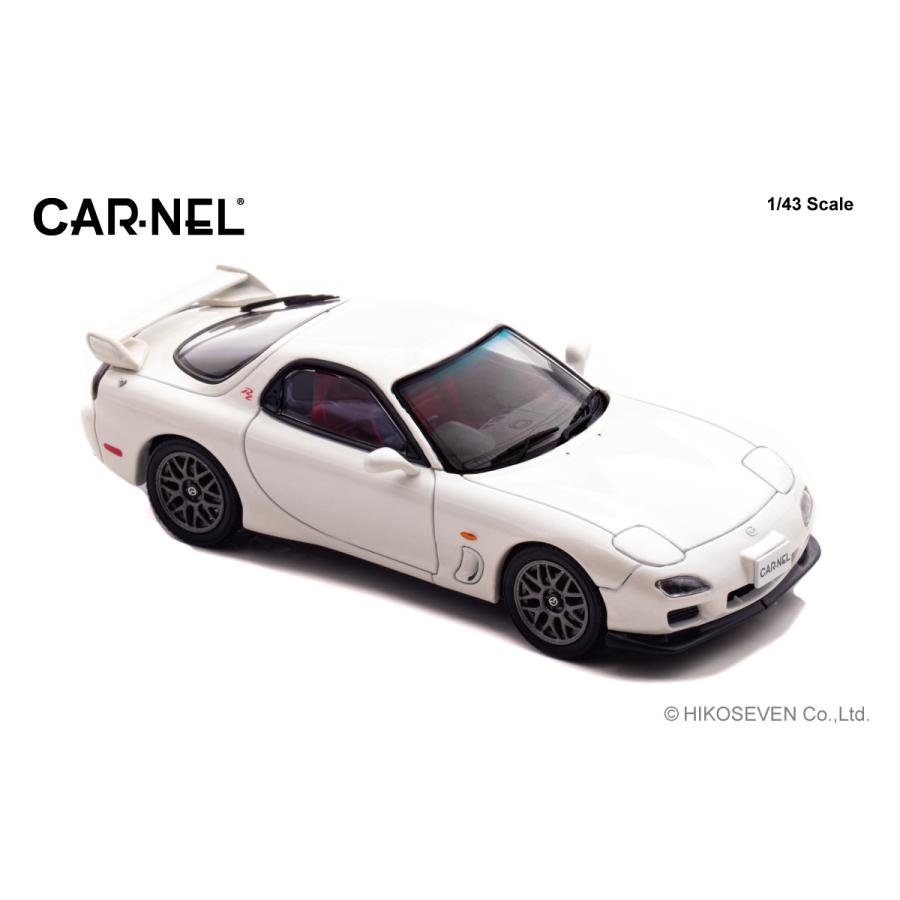 CARNEL 1/43 マツダ RX-7 Type RZ (FD3S) 2000 Snow White Pearl Mica Limited 300pcs |  | 03