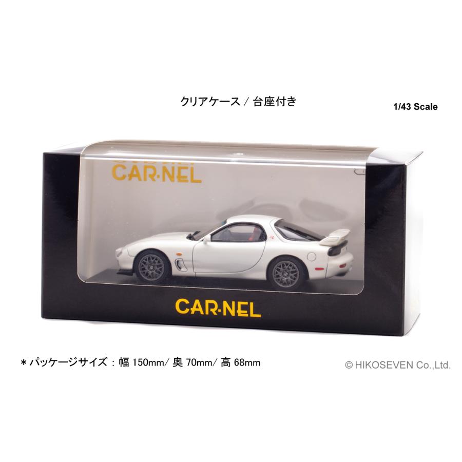 CARNEL 1/43 マツダ RX-7 Type RZ (FD3S) 2000 Snow White Pearl Mica Limited 300pcs |  | 04
