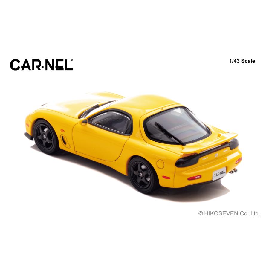 CARNEL 1/43 マツダ RX-7 Type RS-R (FD3S) 1997 Sunburst Yellow Limited 300pcs |  | 01