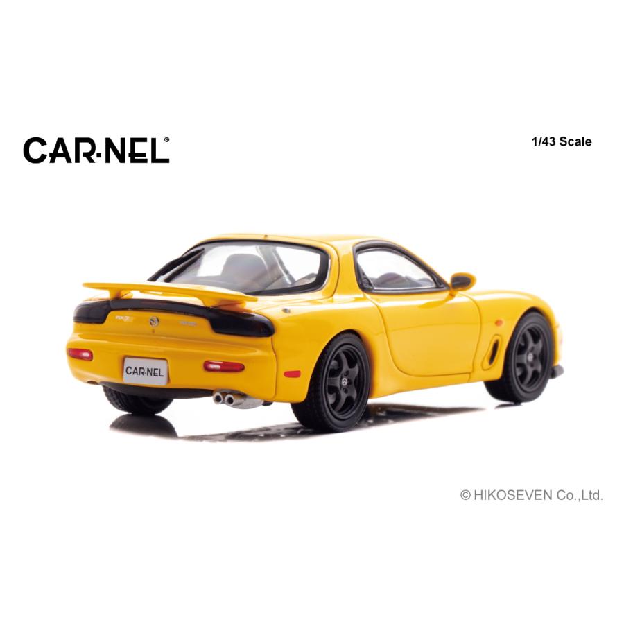 CARNEL 1/43 マツダ RX-7 Type RS-R (FD3S) 1997 Sunburst Yellow Limited 300pcs |  | 02