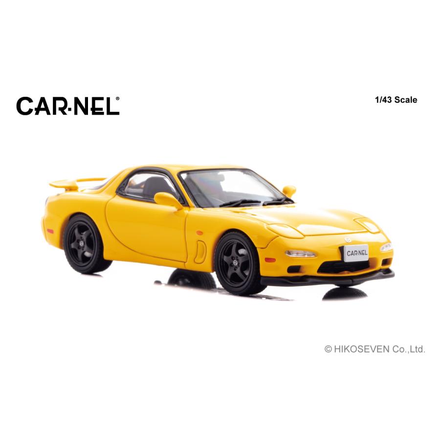 CARNEL 1/43 マツダ RX-7 Type RS-R (FD3S) 1997 Sunburst Yellow Limited 300pcs |  | 03