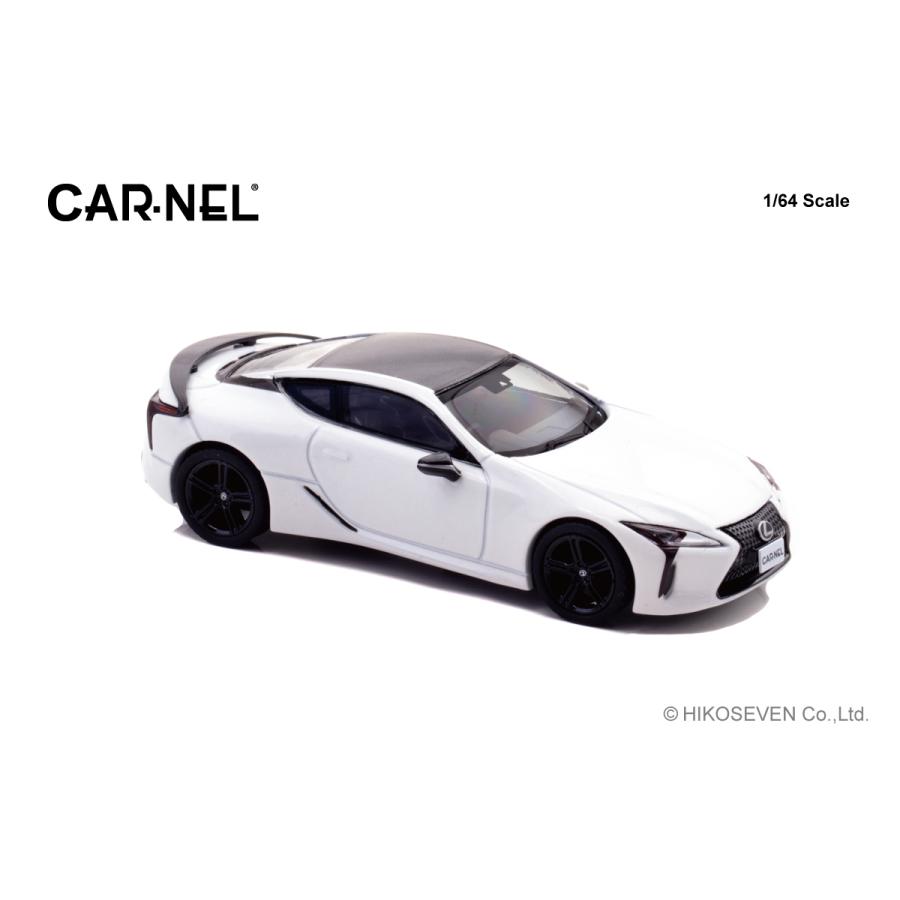 CARNEL 1/64 レクサス LC500 “AVIATION” 2021 White Nova Glass Flake