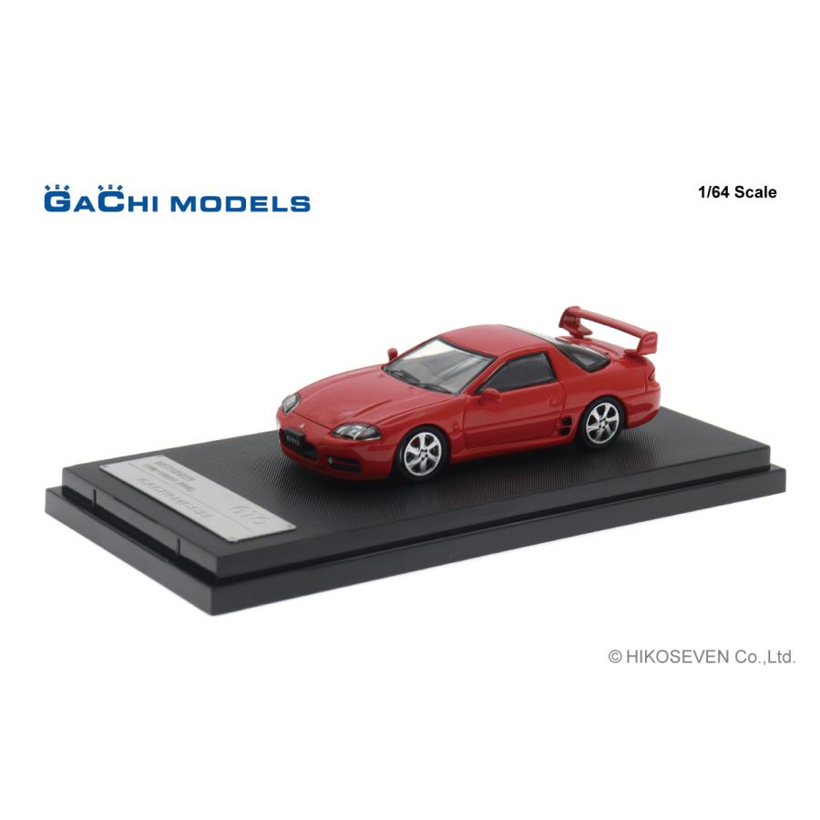 昭和レトロ TONKA 三菱 GTO GACHI MODELS 1/64 三菱 GTO (1998) パッションレッド : ヒコセブン