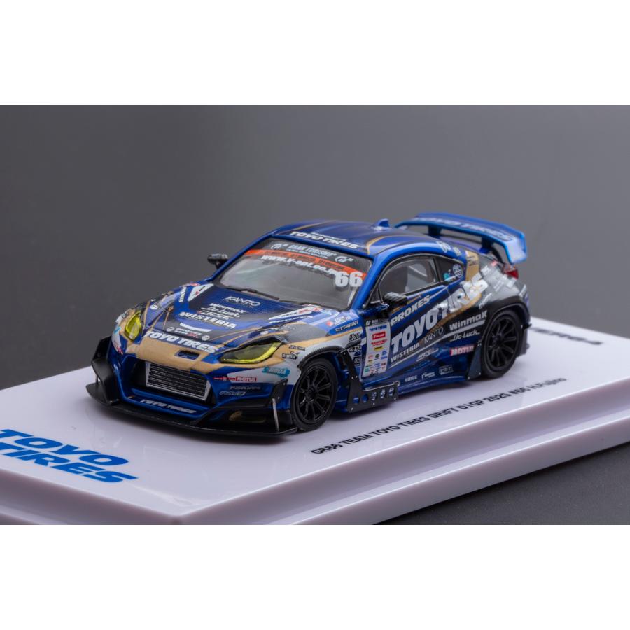 GULLIVER64 1/64 GR86 Team Toyo Tires Drift D1GP 2025 #66 H.Fujino