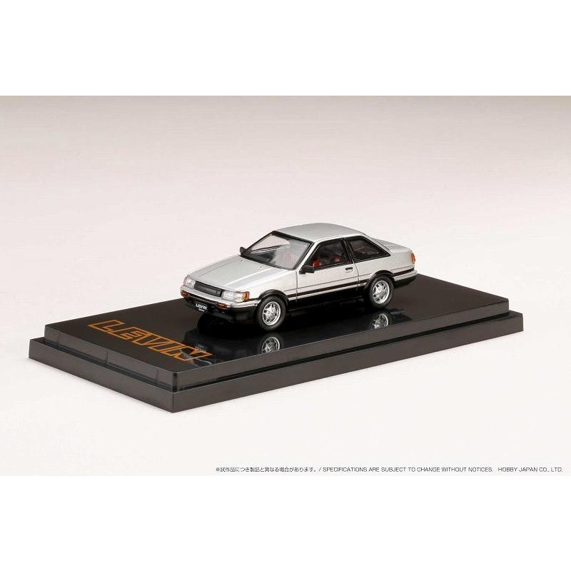 ★1/43★トヨタ カローラレビン 2ドア GT Apex★AE86★黒/銀★ ☆1/43☆トヨタ カローラレビン 2ドア GT Apex☆AE86☆黒/銀