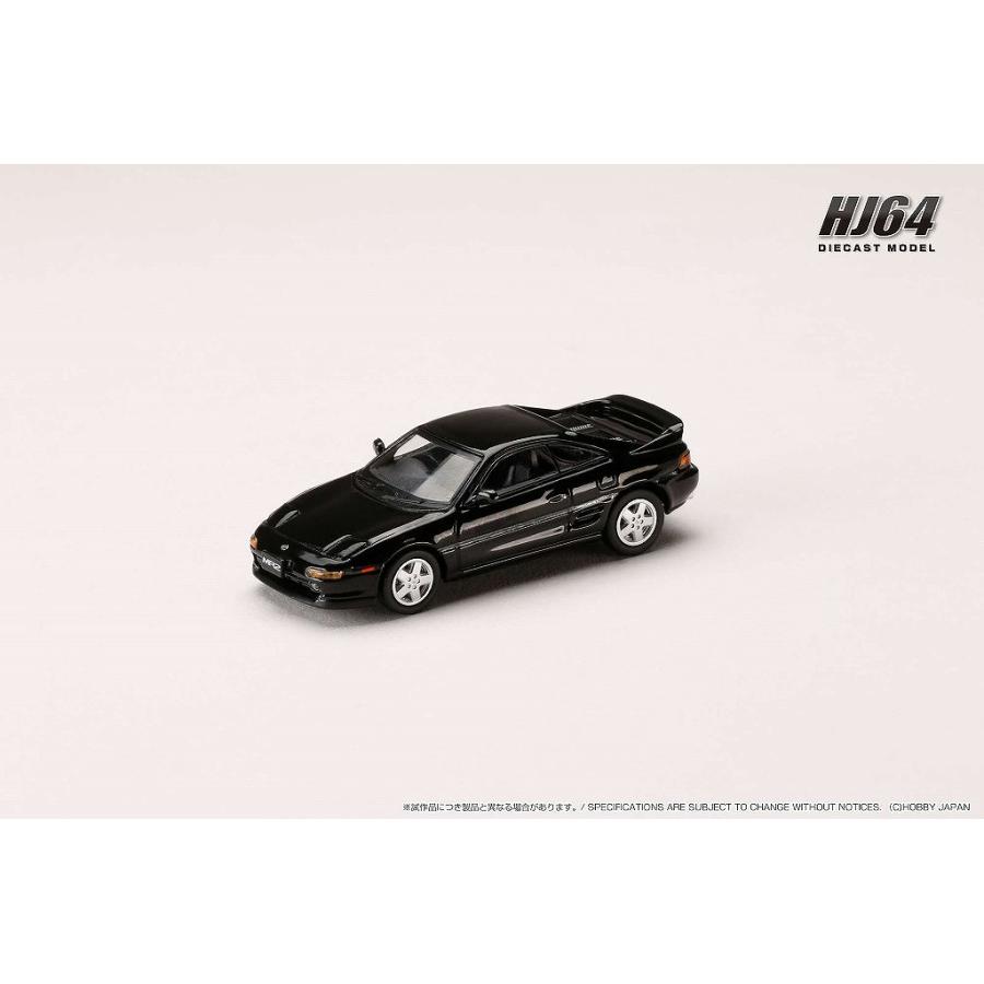 HJ64 1/64 トヨタ MR2 (SW20) GT-S (1991) ブラック : ヒコセブン