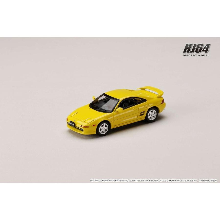 HJ64 1/64 トヨタ MR2 (SW20) GT-S (1993) スーパーブライトイエロー
