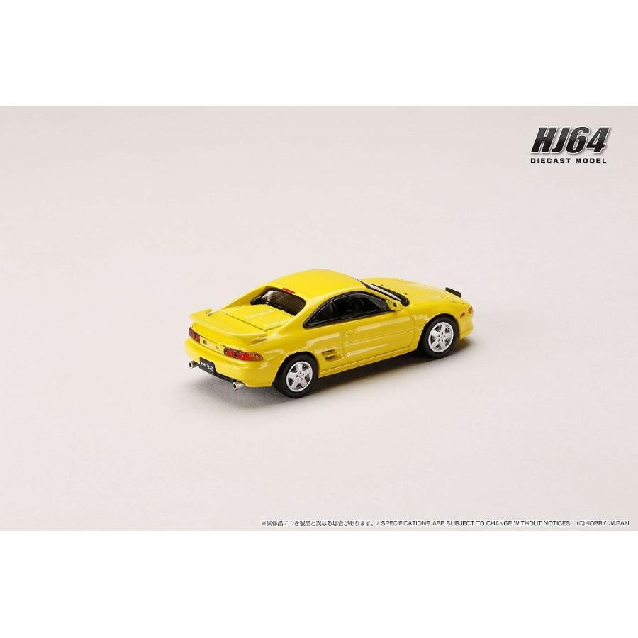HJ64 1/64 トヨタ MR2 (SW20) GT-S (1993) スーパーブライトイエロー