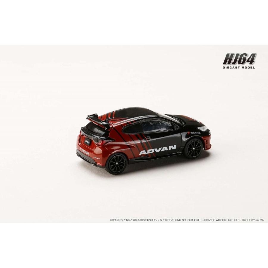 HJ64 1/64 トヨタ GR ヤリス 2024 YOKOHAMA ADVAN COLOR : ヒコセブン