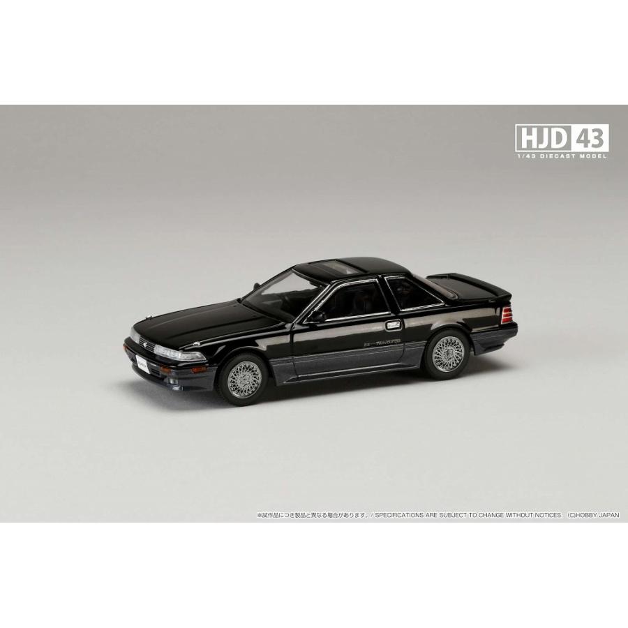HJD43 1/43 トヨタ ソアラ 2000 GZ20 1988 ブラック HJ43 1/43 トヨタ ソアラ 2000 TWINCAM 24 TWIN TURBO GT-TWIN L (GZ20