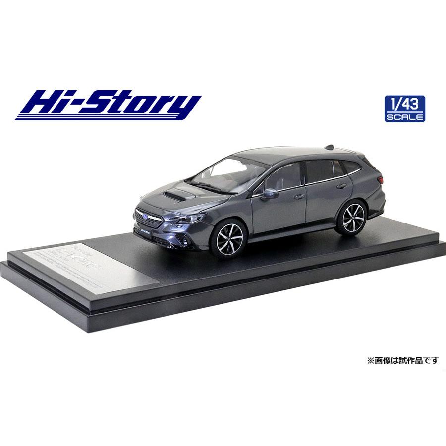 スバル レヴォーグ GT-H 1/43 マグネタイトグレー・メタリック Hi-Story 1/43 SUBARU LEVORG GT-H (2020) マグネタイトグレー