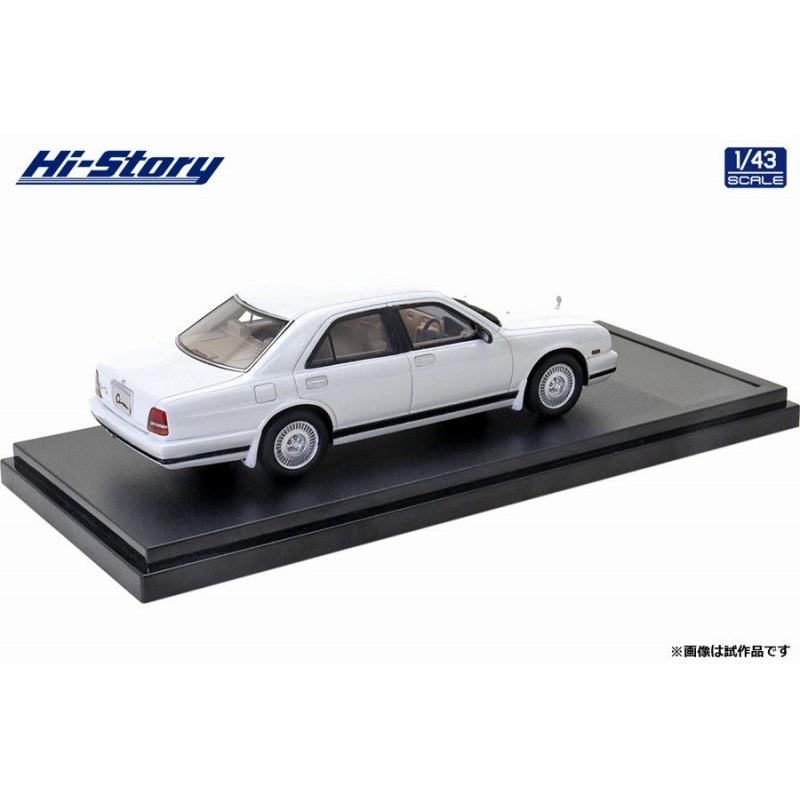 Hi-Story 1/43 NISSAN CIMA TYPE III LIMITED L (1991) シルキースノー