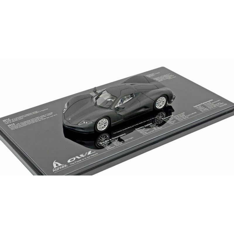 1/43 Hi-story Aspark owl 美品　送料込み Hi-Story 1/43 ASPARK OWL (2020) カーボン : ヒコセブン Yahoo!店