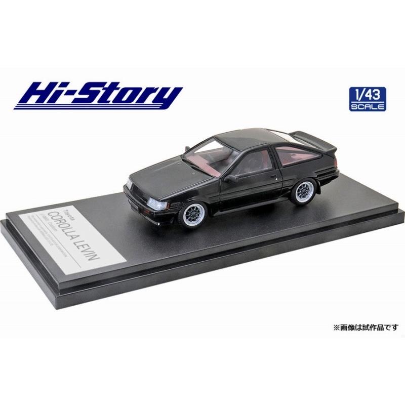 Hi-Story 1/43 Toyota COROLLA LEVIN カスタマイズ（1983） ブラック