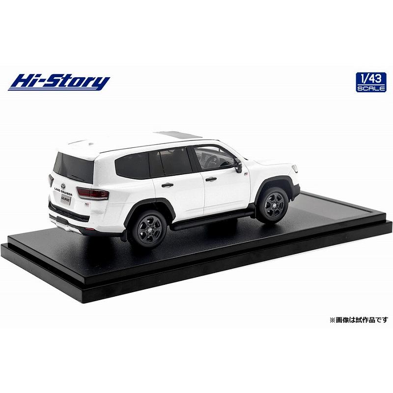 Toyota Land Cruiser 70 AX 2023 Blanc (Import Japon, Hi-Story) 1/43e
