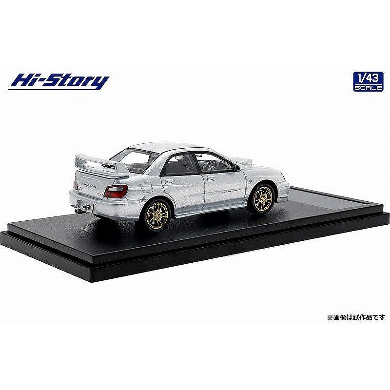 オープニング 大放出セール Hi-Story 1/43 SUBARU IMPREZA WRX STi (2002) プレミアムシルバー・メタリック