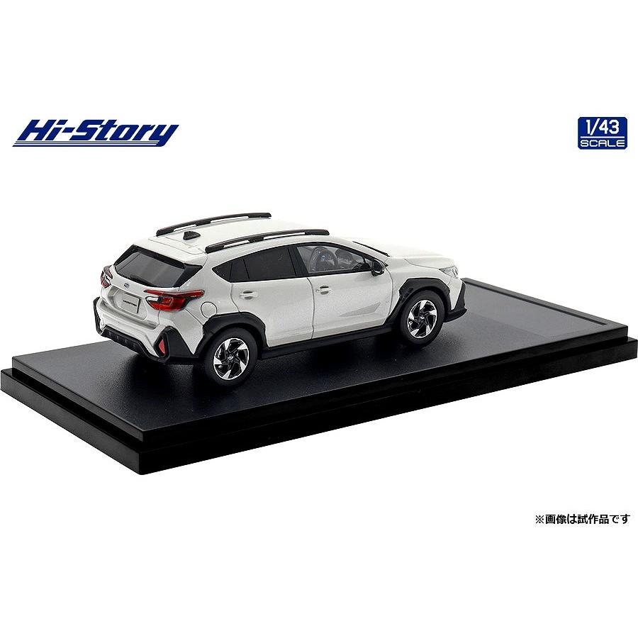 1/43 スバル クロストレック リミテッド ホワイトパール Hi-Story 1/43 SUBARU CROSSTREK Limited (2023) クリスタルホワイト
