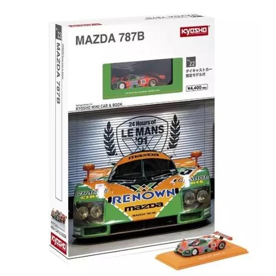 ミニカー KYOSHO 1/64 No.22 MAZDA 787B Kyosho 1/64 MINI CAR & BOOK No.22 MAZDA 787B : ヒコセブン Yahoo!店