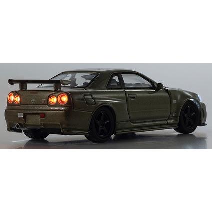 Kyosho 1/64 [MOTN] ニスモ R34 GT-R Z-tune LED搭載 (ミレニアム