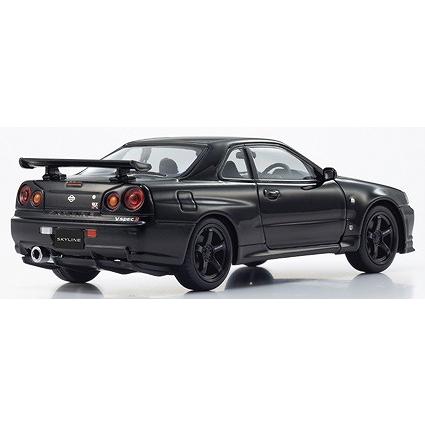 Kyosho 1/43 日産 スカイライン R34 GT-R VスペックII (ブラックパール)_1