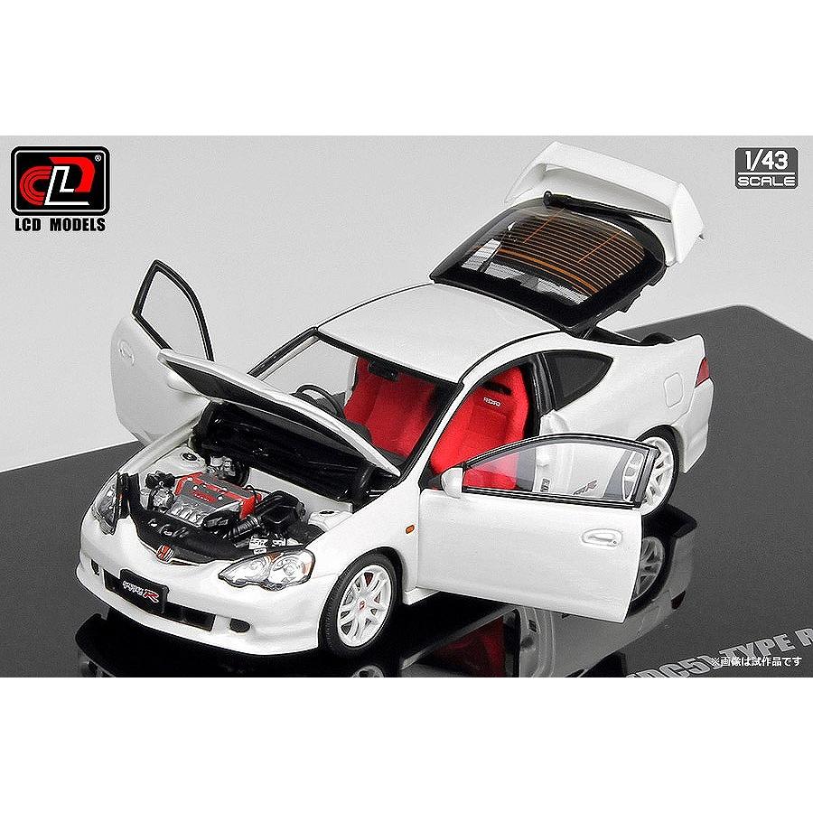 オートアート1/43 ホンダインテグラタイプR(DC5) ホワイト LCD 1/43 ホンダ インテグラ タイプR （DC5）ホワイト （ダイキャスト