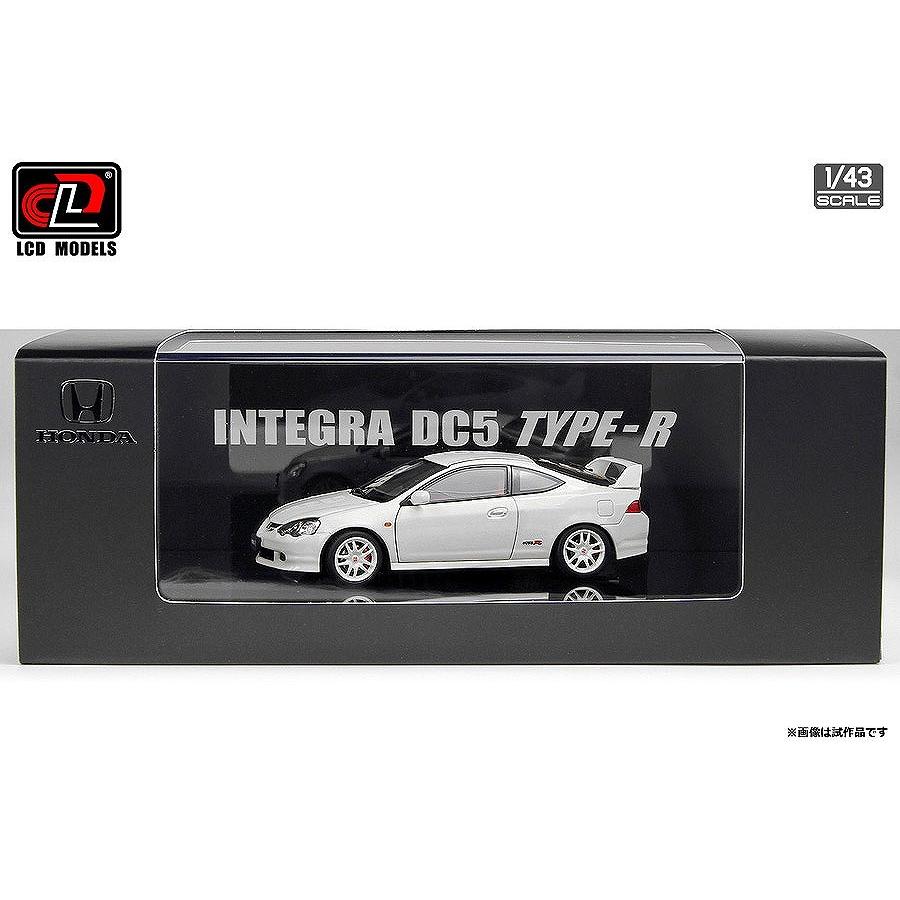 Daiページ. LCD 1/43 ホンダ インテグラ タイプR （DC5）ホワイト （ダイキャスト