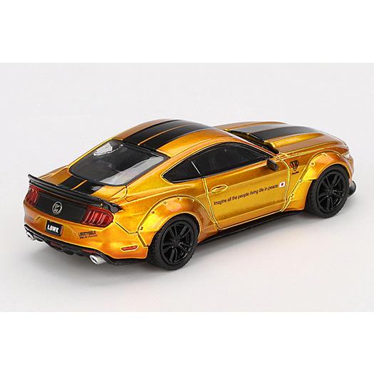 MINI GT 1/64 LB☆WORKS フォード マスタング LBゴールド(左ハンドル