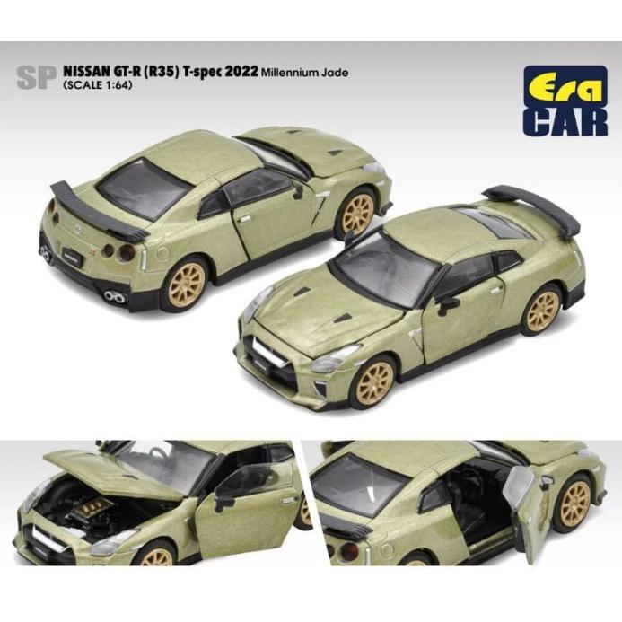 EraCAR 1/64 NISSAN GT-R (R35)T-spec 2022 Milennium Jade