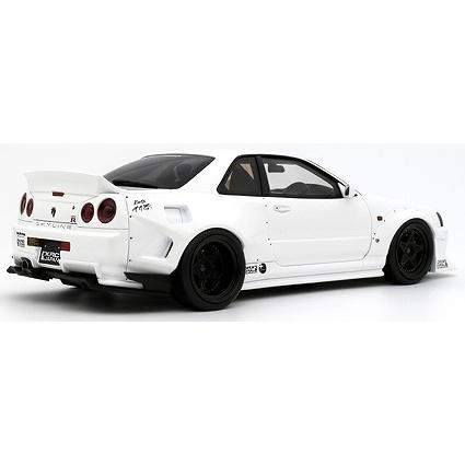 OTTO 1/18 日産 スカイライン GT-R (BNR34) by KRC 2019 (ホワイト