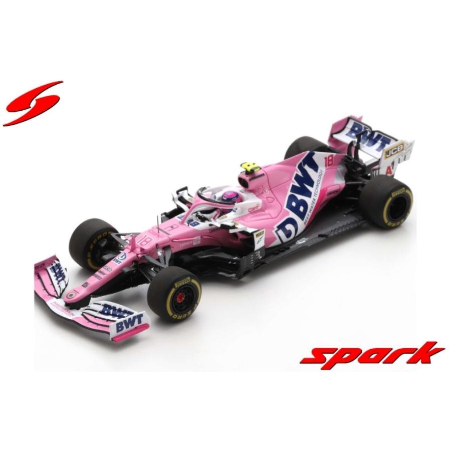 spark 1/43 BWT RACING POINT RP20 NO.18 BWT RACING POINT F1 TEAM 7TH STYRIAN GP 2020 LANCE STROLL