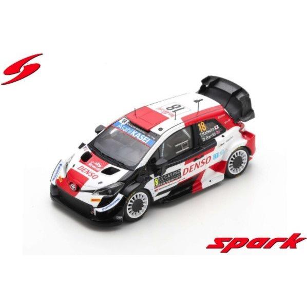 Spark 1/43 TOYOTA Yaris WRC WRT No.18 Rally Monte Carlo 2021T.Katsuta/D.Barritt