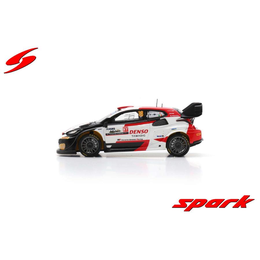 Spark 1/43 TOYOTA GR Yaris Rally1 Hybrid No.18 WRT 5th Rally Japan
