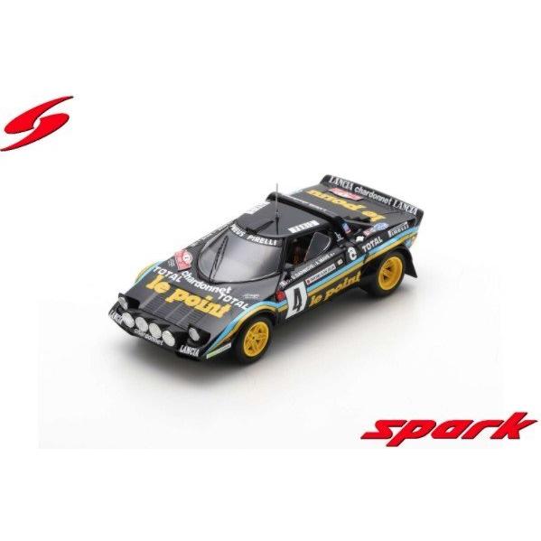 Spark 1/43 Lancia Stratos No.4 Rally Monte Carlo 1981 Bernard Darniche／Alain Mahe