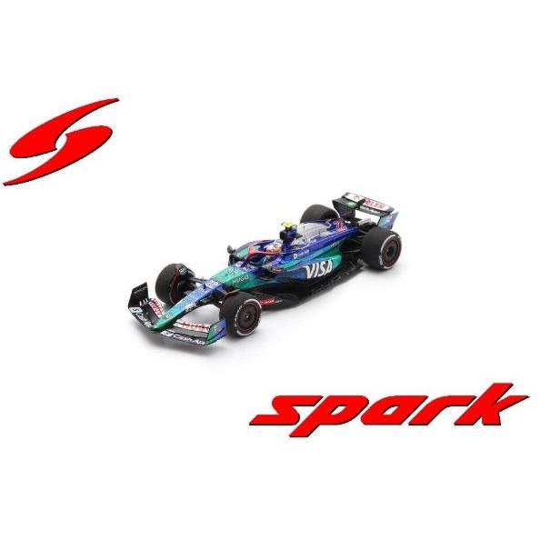 Spark 1/43 Visa Cash App RB F1 Team VCARB 01 No.22 9th Las Vegas