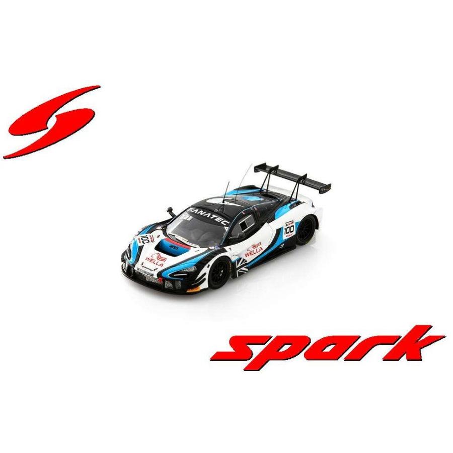 Spark 1/43 McLaren 720S GT3 EVO No.100 Team RJN 3rd PRO-AM class