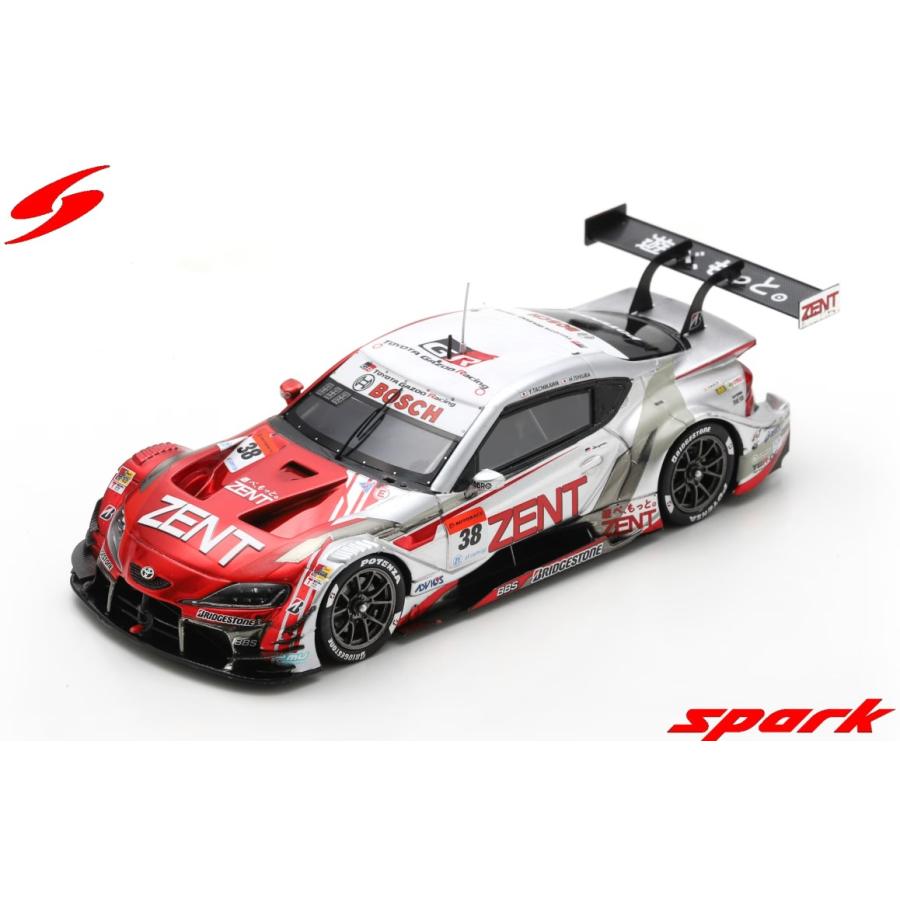 Spark 1/43 ZENT CERUMO GR Supra No.38 TGR TEAM GT500 SUPER GT 2021