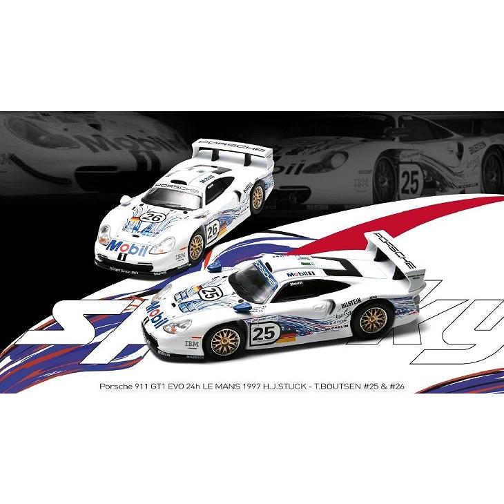 Sparky 1/64 Porsche 911 GT1 EVO 24h LE MANS 1997 H.J.STUCK - T