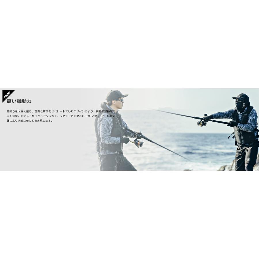 ジャッカル シアン ホロフィル AIR RS ベスト ( ロックショア用フローティングベスト ) ( 4525807253344 )ブラック / JACKALL CiAN  AIR RS VEST BLACK　｜hikoboshi-fishing｜03