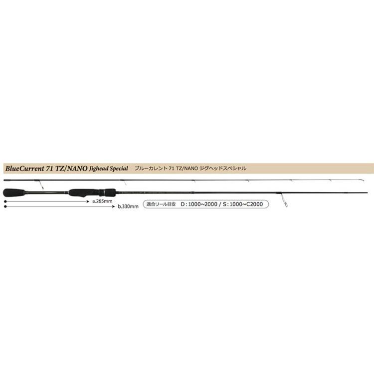 YAMAGA Blanks ヤマガブランクス アジングロッド71 ブルー YAMAGA Blanks ヤマガブランクス アジングロッド71 ブルー
