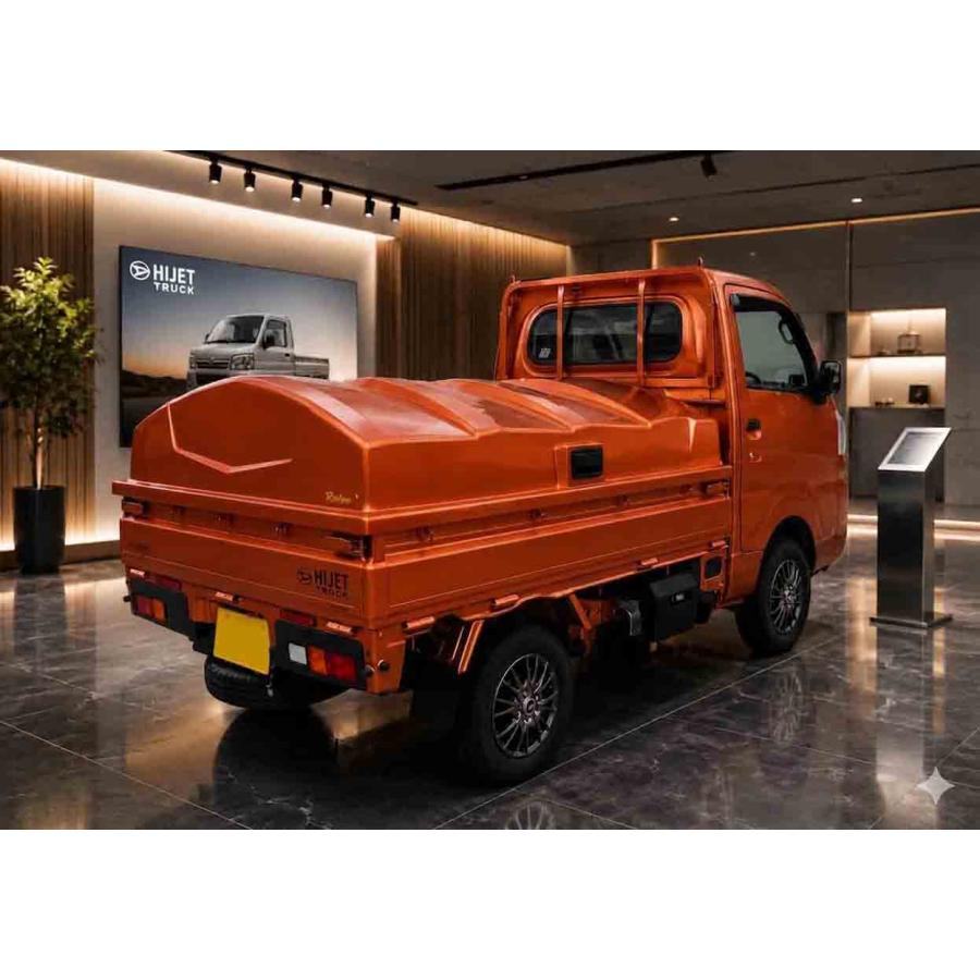 ハイゼット用 トラカバー (軽トラック荷台カバー FRP製 積雪対応品