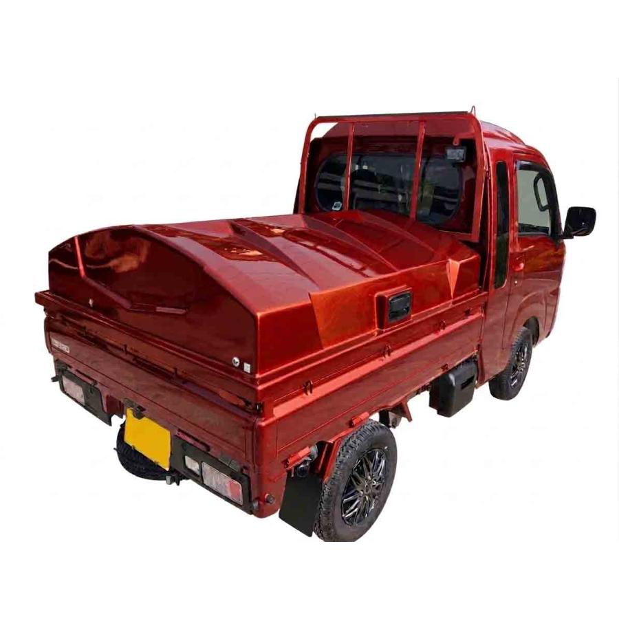 ハイゼットジャンボ用 トラカバー (軽トラック荷台カバー FRP製）塗装