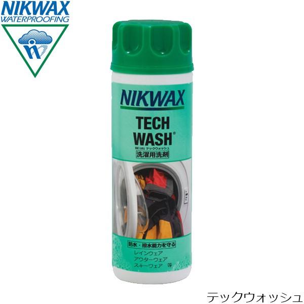 ニクワックス NIKWAX テックウォッシュ 洗剤（撥水生地用） 300ml レインウェア アウターウェア 撥水 ウェア ギア EBE181｜hikyrm