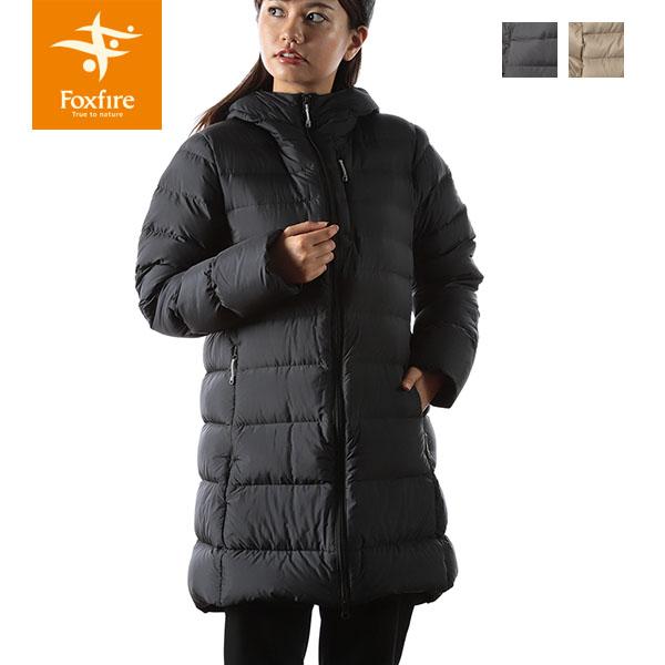 アウトレット最安価格 フォックスファイヤー Foxfire クラストダウンコート レディース ダウンジャケット ロング 保温 冬 アウトドア キャンプ Fox 正規 激安 Superavila Com