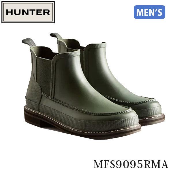 うのにもお得な情報満載 通勤 通学 雪 雨 軽量 防水 メンズ 長靴 レインブーツ ハンター Hunter 国内正規品 おしゃれ 国内正規品 21年秋冬 メンズ Hurmfs9095rma Mfs9095rma チェルシーブーツ モックトゥ オリジナル レインシューズ ブーツ Vidaaguacate Com