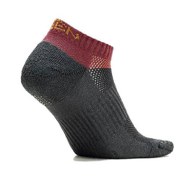 キーン 靴下 ユニセックス ワシ ソックス ローカット KEEN UNISEX WA-SHI SOCKS LO-CUT BURGUNDY×GREY KEE1028427｜hikyrm｜03